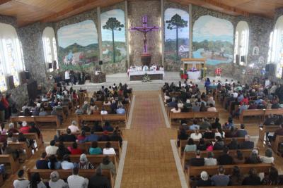 Missa de ação de graças encerrou as celebrações da 37ª edição da Festa em louvor a N. Sra. Aparecida de Laranjeiras do Sul